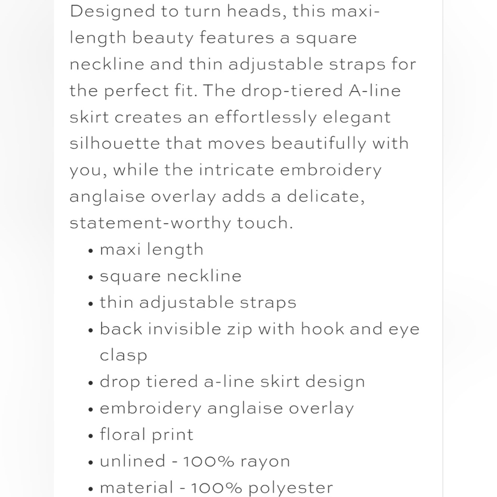 Petal and Pup Edith Floral Maxi Dress - Picture 14 of 14